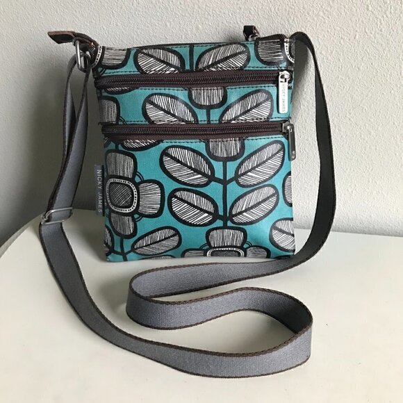 Nicky James Tribal Leaf Mini CrossBody Bag - Picture 3 of 7